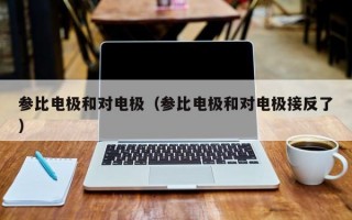 参比电极和对电极（参比电极和对电极接反了）