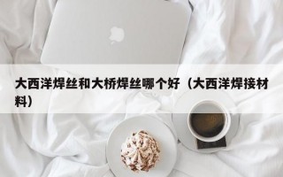 大西洋焊丝和大桥焊丝哪个好（大西洋焊接材料）