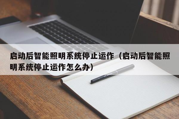 启动后智能照明系统停止运作（启动后智能照明系统停止运作怎么办）-第1张图片-立亚科技