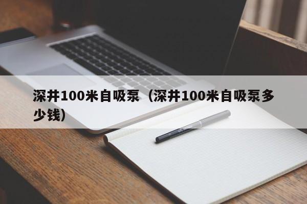 深井100米自吸泵（深井100米自吸泵多少钱）-第1张图片-立亚科技